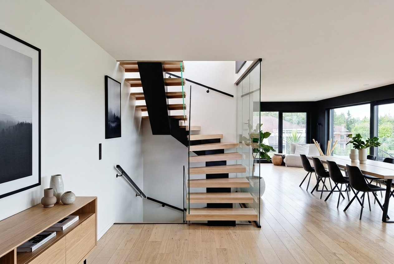Central beam staircase - STAIR24